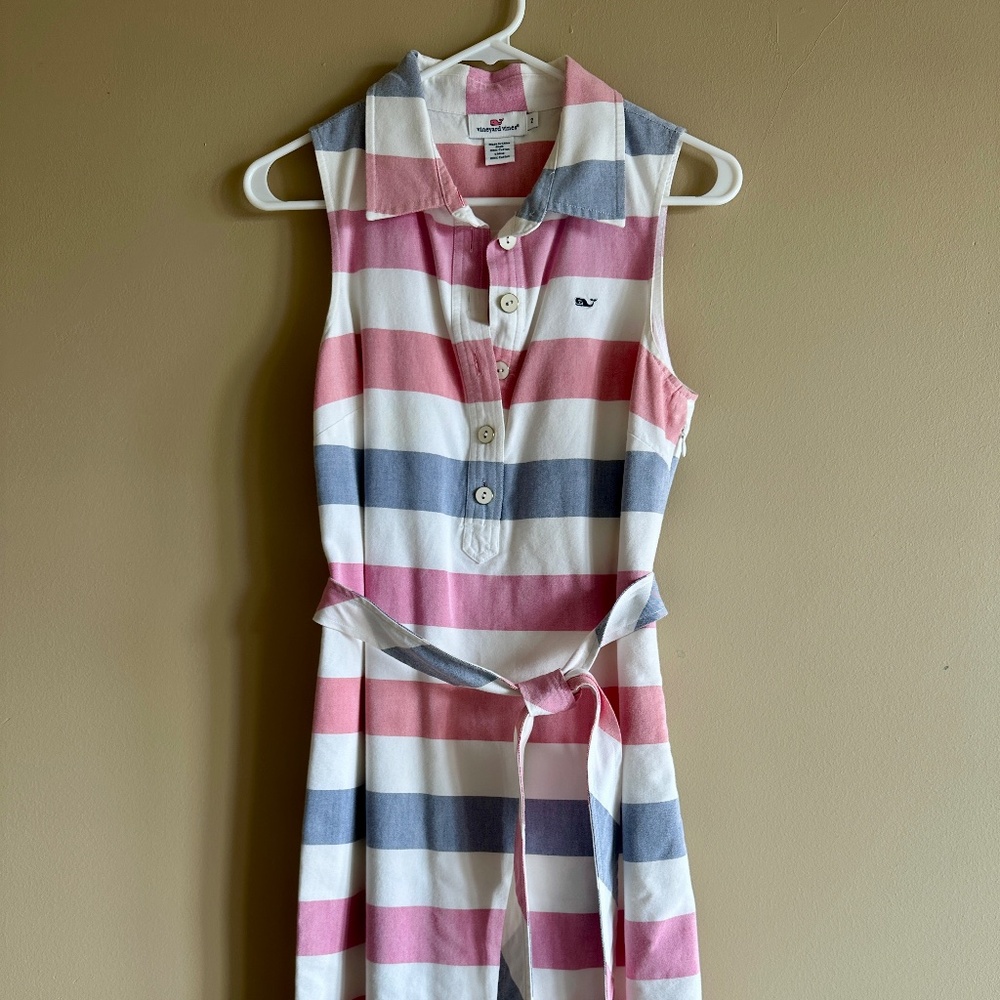 NWOT Vineyard Vines Striped Shirt Dress Size 2